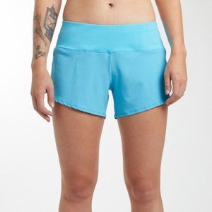 Oiselle Roga Shorts in Baby Blue, 8